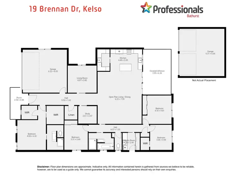 Floorplan of Homely house listing, 19 Brennan Drive, Kelso NSW 2795