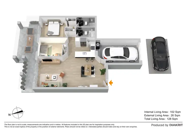 Floorplan of Homely unit listing, 36/11 Taigum Place, Taigum QLD 4018
