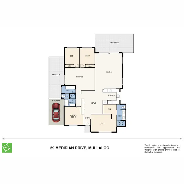 Floorplan of Homely house listing, 59 Meridian Drive, Mullaloo WA 6027