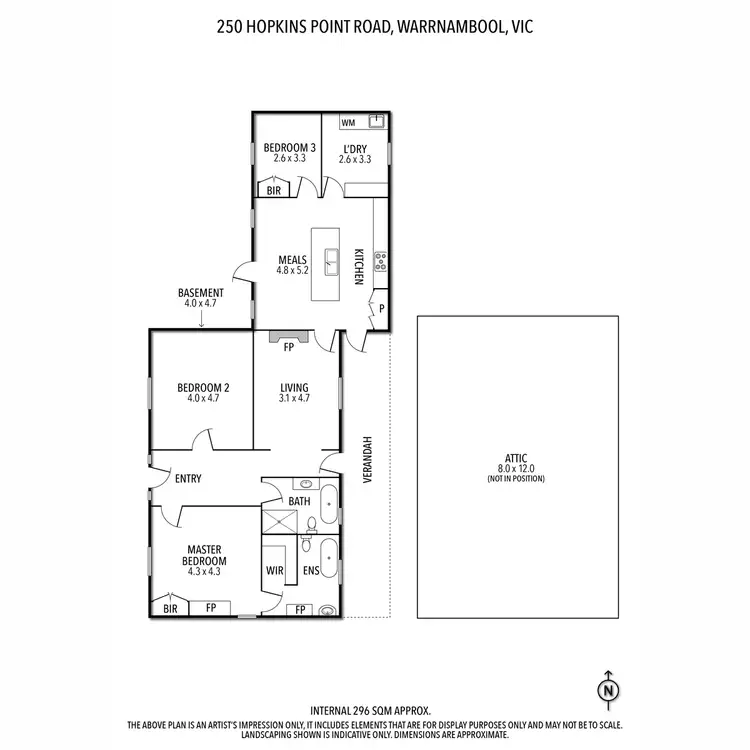 Floorplan of Homely house listing, 1/250 Hopkins Point Road, Warrnambool VIC 3280