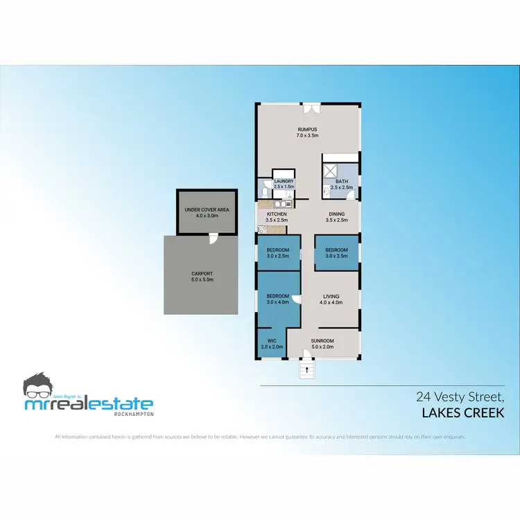 Floorplan of Homely house listing, 24 Vesty Street, Lakes Creek QLD 4701