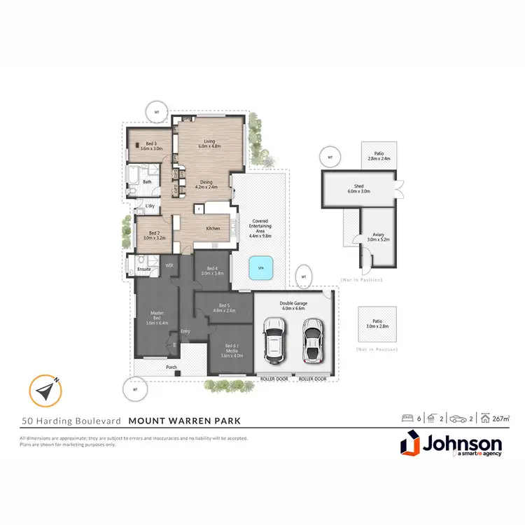 Floorplan of Homely house listing, 50 Harding Boulevard, Mount Warren Park QLD 4207