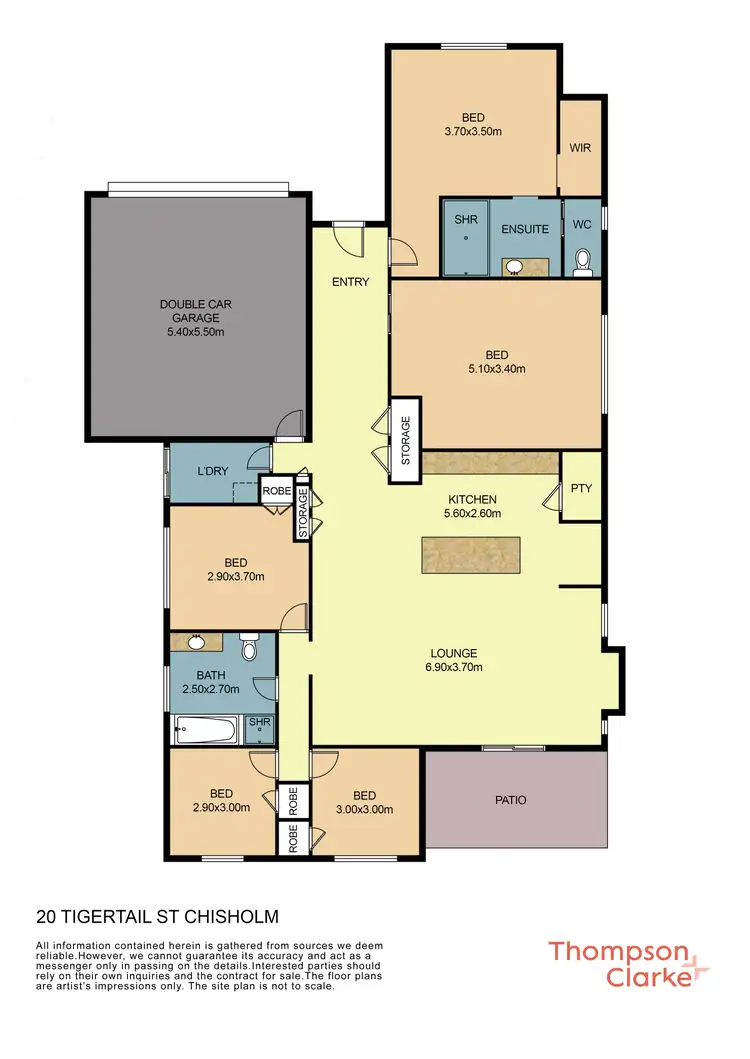 Floorplan of Homely house listing, 20 Tigertail Street, Chisholm NSW 2322