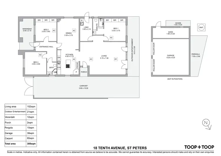 Floorplan of Homely house listing, 18 Tenth Avenue, St Peters SA 5069
