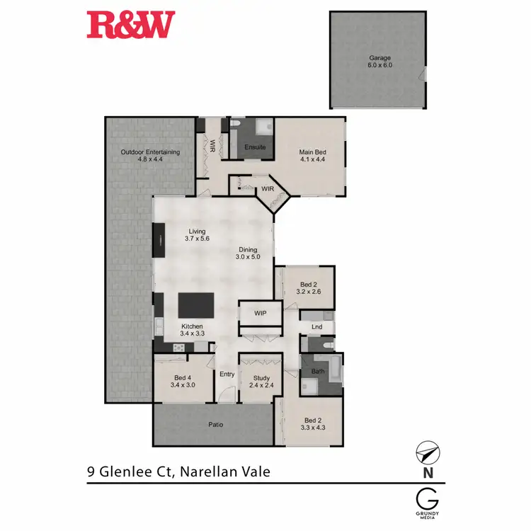 Floorplan of Homely house listing, 9 Glenlee Court, Narellan Vale NSW 2567