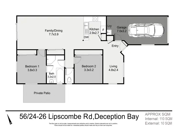 Floorplan of Homely unit listing, 56/24-26 Lipscombe Road, Deception Bay QLD 4508