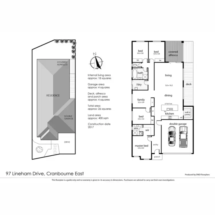 Floorplan of Homely house listing, 97 Lineham Drive, Cranbourne East VIC 3977