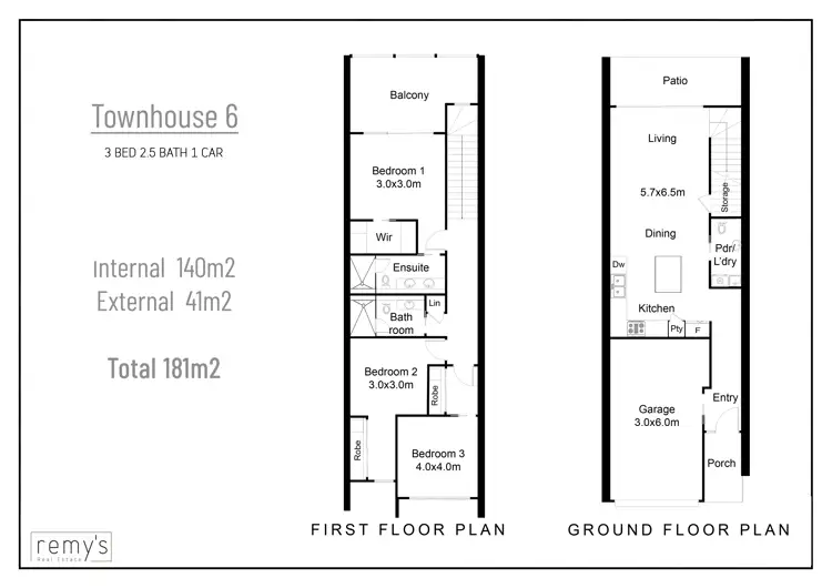 Floorplan of Homely townhouse listing, 6/7 Koolatah Street, Carina QLD 4152