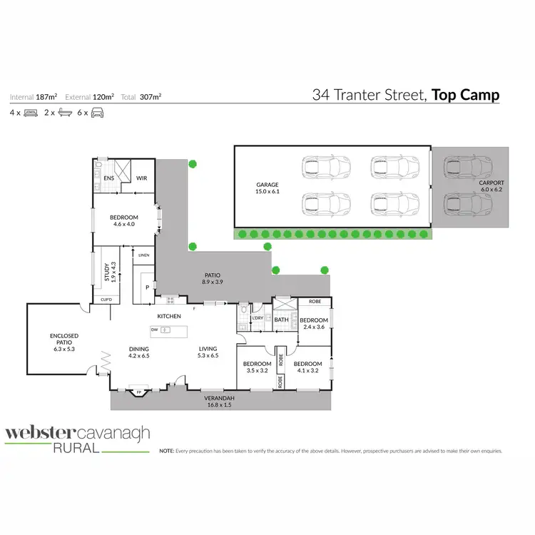 Floorplan of Homely rural property listing, 34 Tranter Street, Top Camp QLD 4350