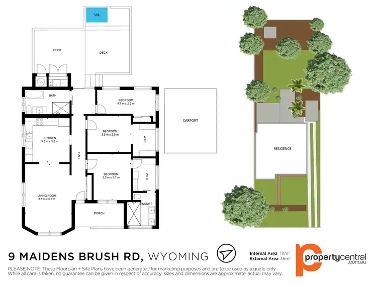 Floorplan of Homely house listing, 9 Maidens Brush Road, Wyoming NSW 2250