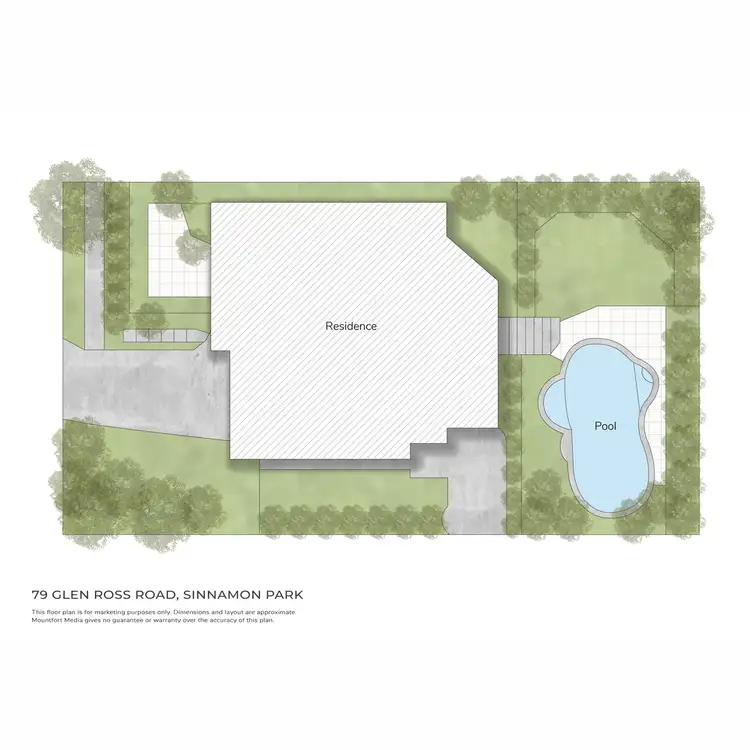 Floorplan of Homely house listing, 79 Glen Ross Road, Sinnamon Park QLD 4073
