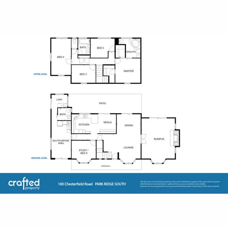 Floorplan of Homely house listing, 100 Chesterfield Road, Park Ridge South QLD 4125