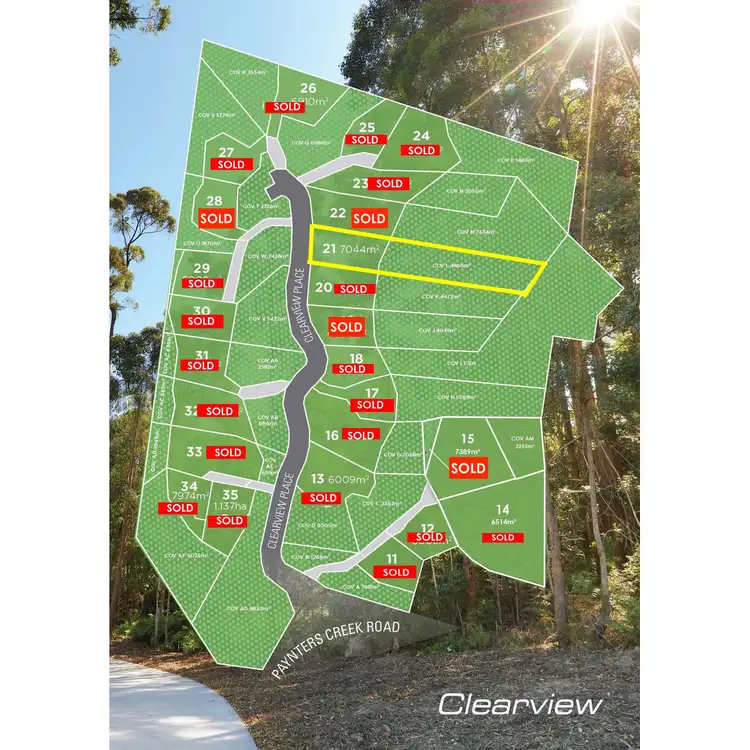 Floorplan of Homely land listing, 30 (Lot 21) Clearview Place, Rosemount QLD 4560