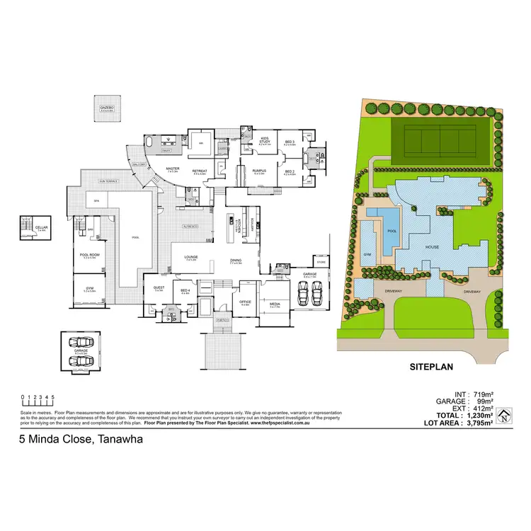 Floorplan of Homely house listing, 5 Minda Close, Tanawha QLD 4556