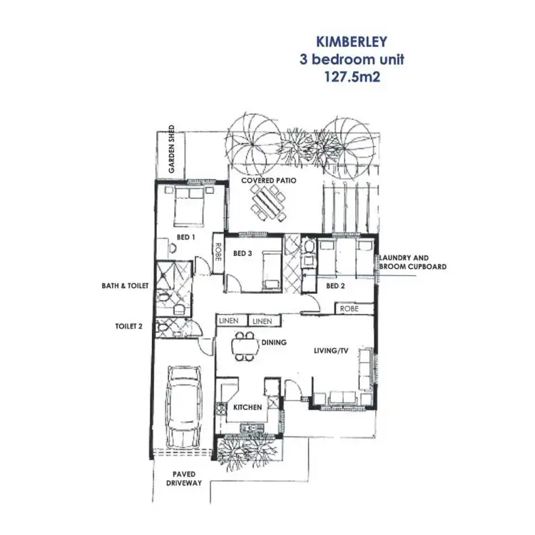 Floorplan of Homely unit listing, 30/83 Lindsay Road, Buderim QLD 4556