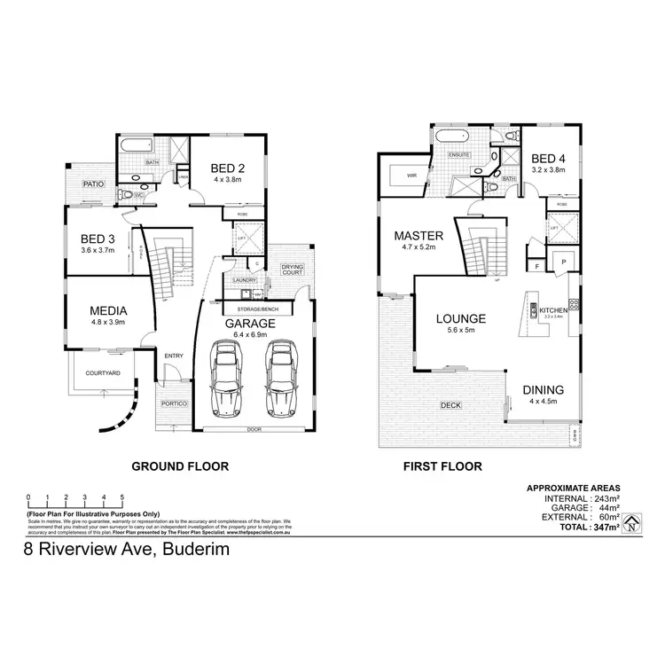 Floorplan of Homely house listing, 8 Riverview Avenue, Buderim QLD 4556
