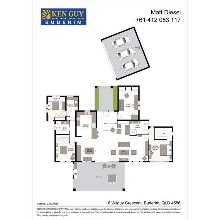 Floorplan of Homely house listing, 16 Wilguy Crescent, Buderim QLD 4556