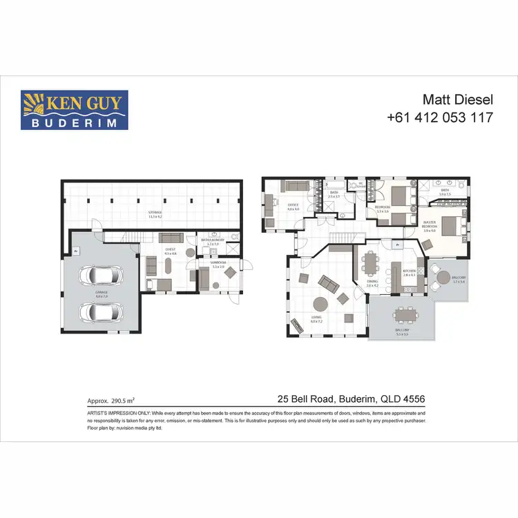 Floorplan of Homely house listing, 25 Bell Road, Buderim QLD 4556