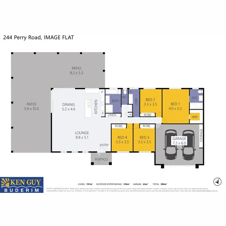 Floorplan of Homely rural property listing, 244 Perry Road, Image Flat QLD 4560
