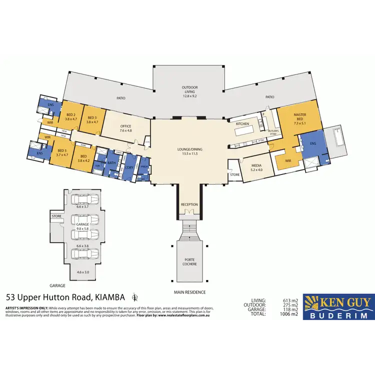 Floorplan of Homely rural property listing, 53 Upper Hutton Road, Kiamba QLD 4560