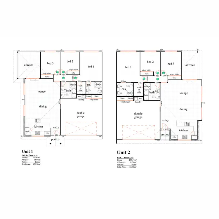 Floorplan of Homely semi-detached listing, 1/11 Horizons Way, Woombye QLD 4559