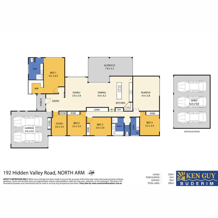 Floorplan of Homely house listing, 192 Hidden Valley Road, North Arm QLD 4561