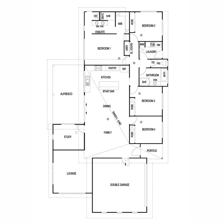 Floorplan of Homely house listing, 5 Horizon Way, Woombye QLD 4559