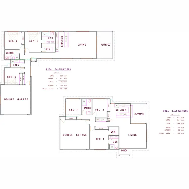 Floorplan of Homely unit listing, 2/6 Tamarind Court, Woombye QLD 4559