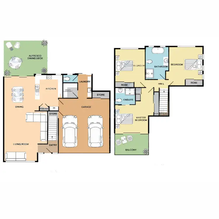 Floorplan of Homely townhouse listing, 9/5 Bottlebrush Avenue, Bli Bli QLD 4560
