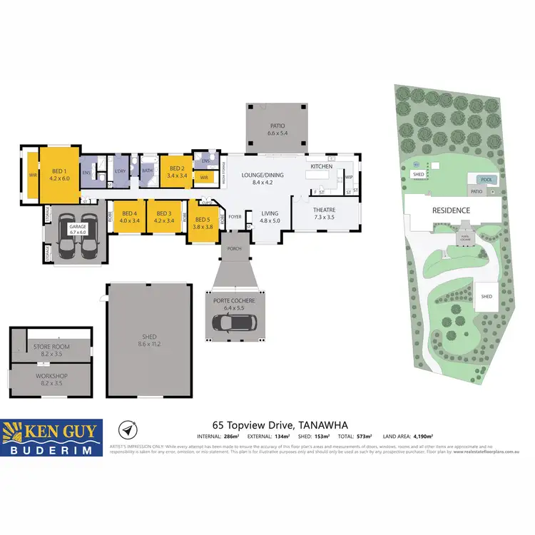 Floorplan of Homely house listing, 65 Topview Drive, Tanawha QLD 4556