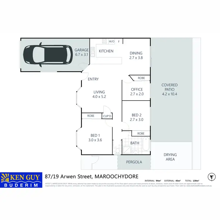Floorplan of Homely unit listing, 87/19 Arwen Street, Maroochydore QLD 4558