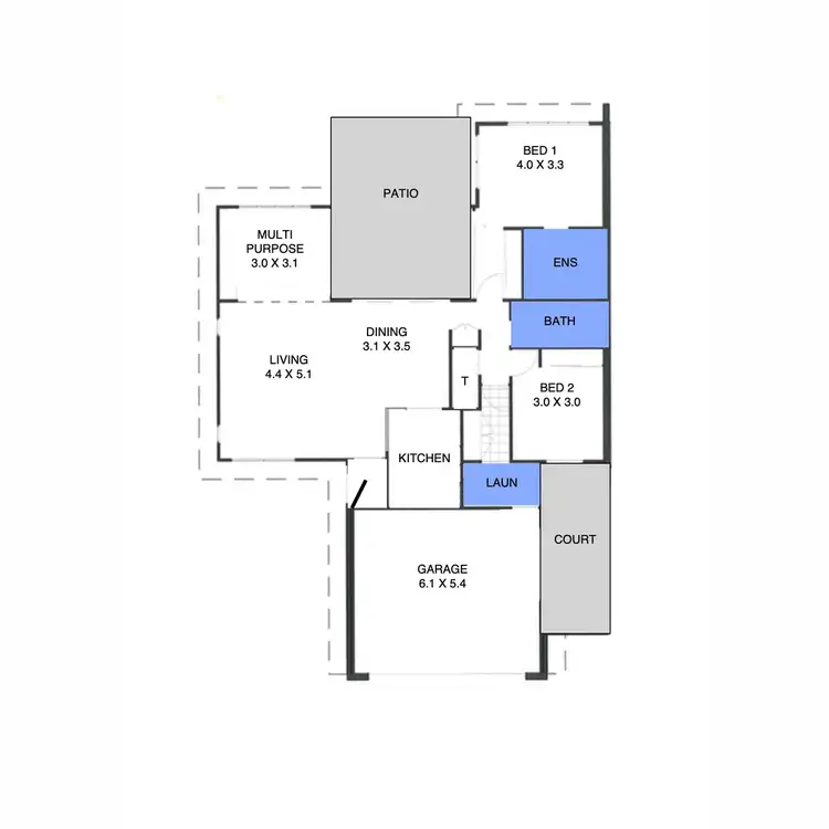 Floorplan of Homely unit listing, 47/15 Rainforest Sanctuary Drive, Buderim QLD 4556