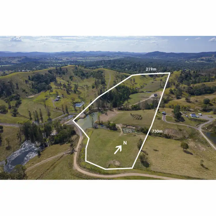 Floorplan of Homely land listing, 76 Lawrence Road, Carters Ridge QLD 4563