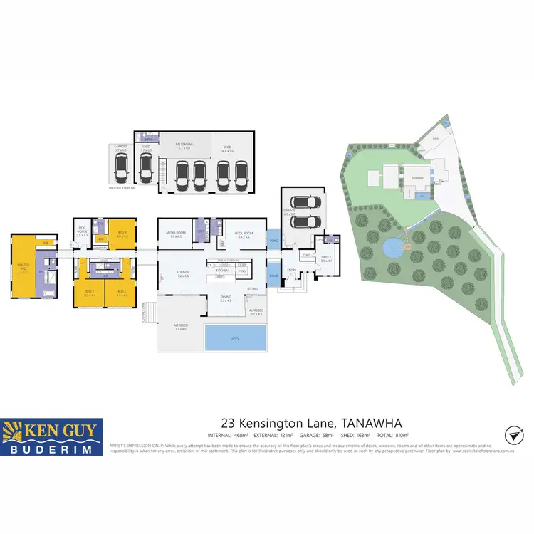 Floorplan of Homely house listing, 23 Kensington Lane, Tanawha QLD 4556