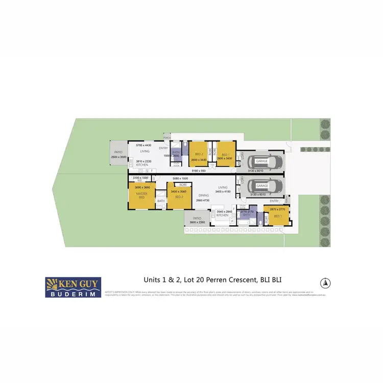Floorplan of Homely unit listing, 1/8 Perren Crescent, Bli Bli QLD 4560