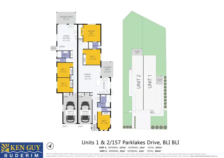 Floorplan of Homely unit listing, 2/157 Parklakes Drive, Bli Bli QLD 4560