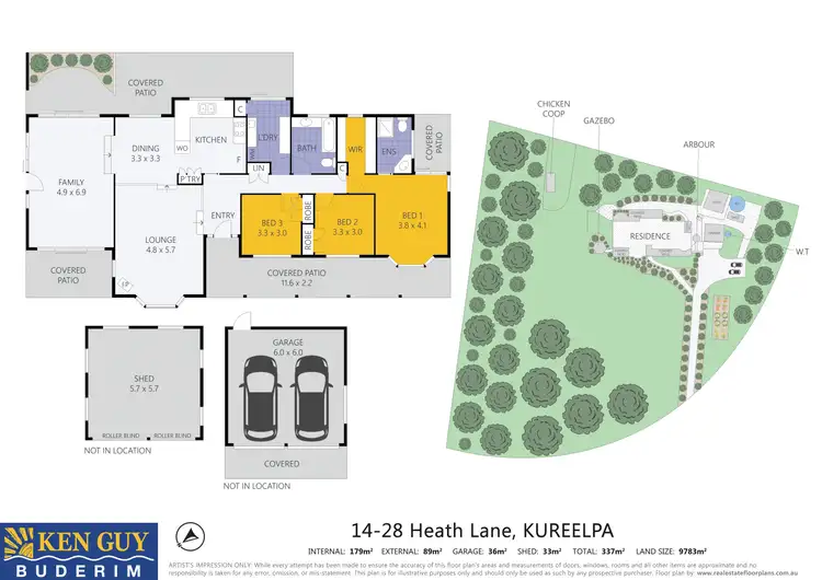 Floorplan of Homely house listing, 14-28 Heath Lane, Kureelpa QLD 4560
