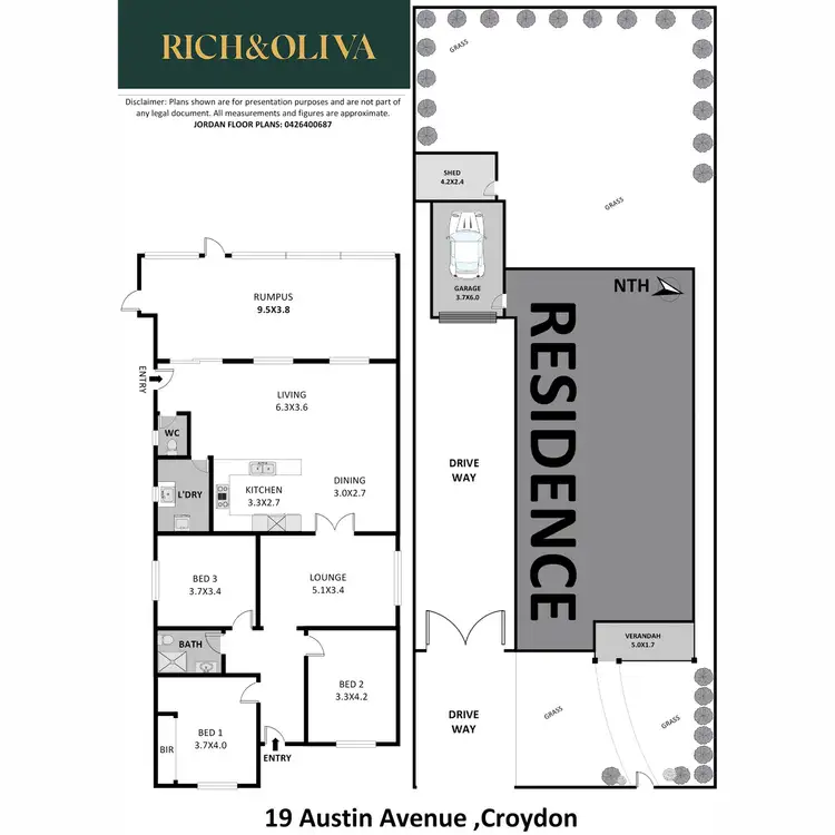 Floorplan of Homely house listing, 19 Austin Avenue, Croydon NSW 2132