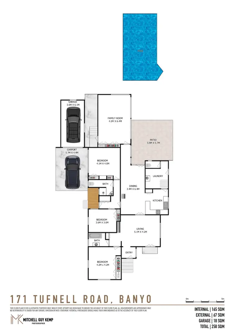 Floorplan of Homely house listing, 171 Tufnell Road, Banyo QLD 4014