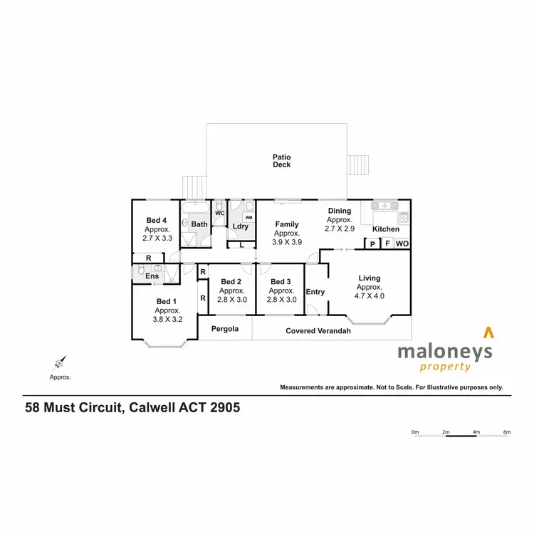 Floorplan of Homely house listing, 58 Must Circuit, Calwell ACT 2905