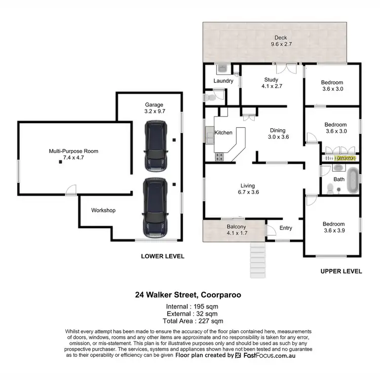Floorplan of Homely house listing, 24 Walker Street, Coorparoo QLD 4151