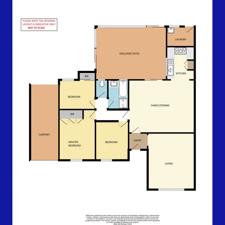 Floorplan of Homely house listing, 14 Moncrieff Road, Langford WA 6147