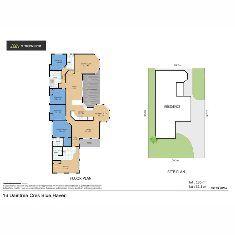 Floorplan of Homely house listing, 16 Daintree Crescent, Blue Haven NSW 2262