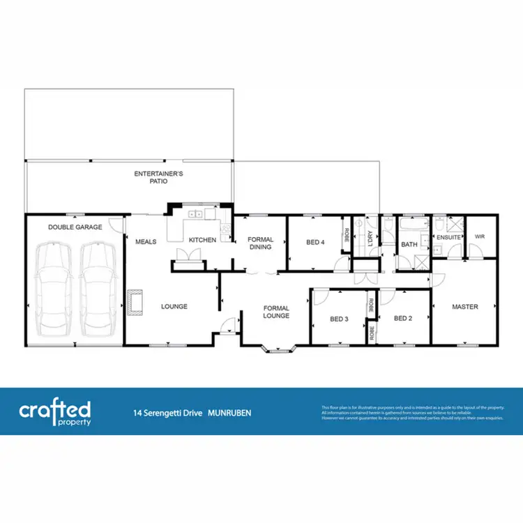 Floorplan of Homely house listing, 14 Serengetti Drive, Munruben QLD 4125