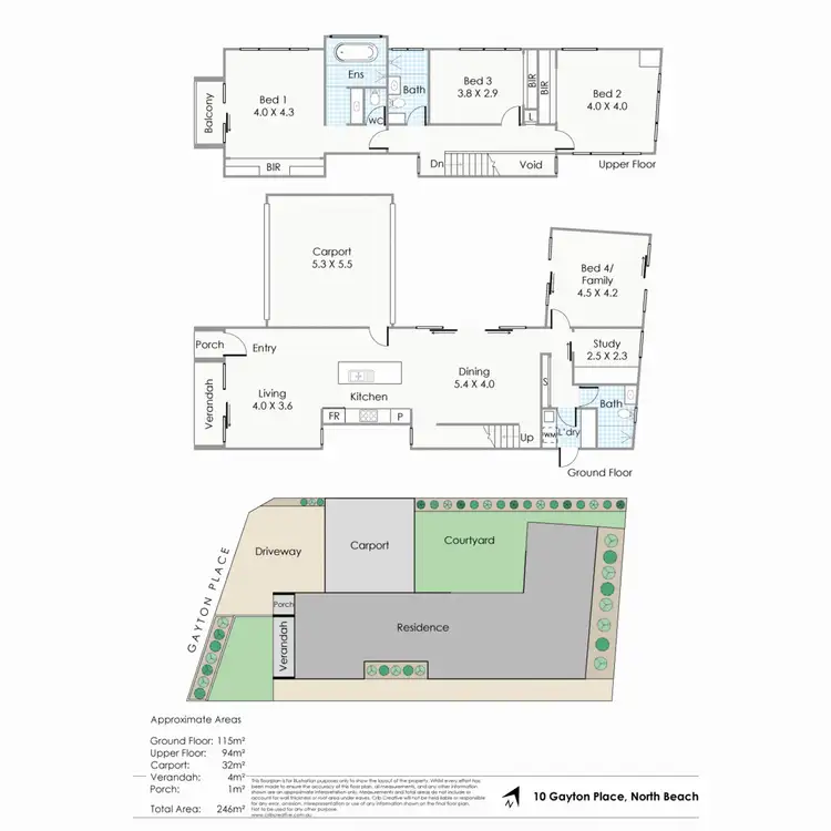 Floorplan of Homely house listing, 10 Gayton Place, North Beach WA 6020