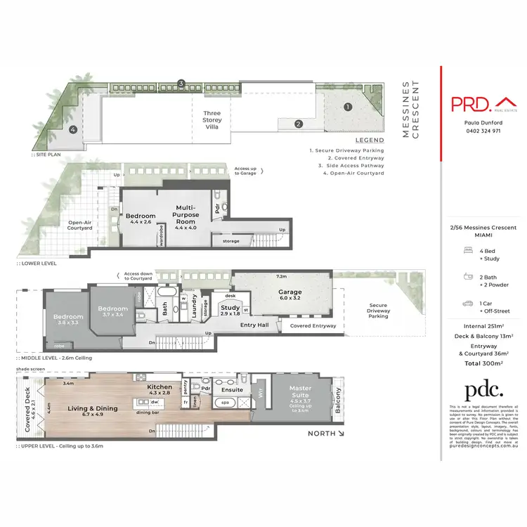Floorplan of Homely semi-detached listing, 2/56 Messines Crescent, Miami QLD 4220