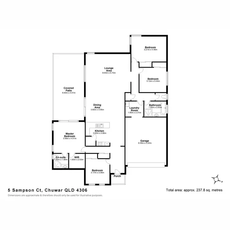 Floorplan of Homely house listing, 5 Sampson Court, Chuwar QLD 4306