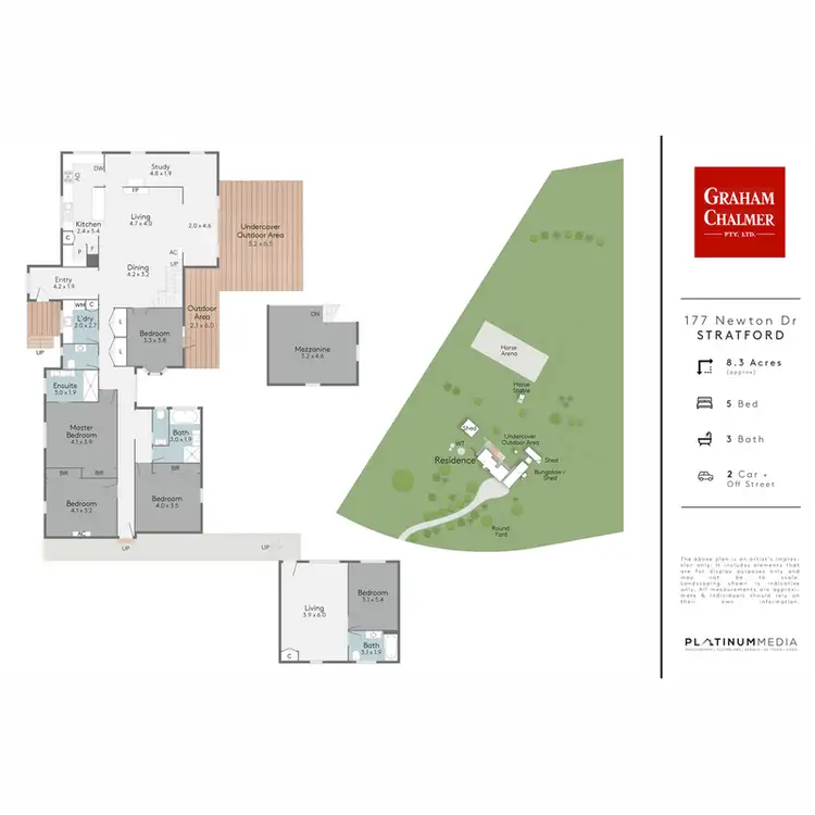 Floorplan of Homely house listing, 177 Newton Drive, Stratford VIC 3862