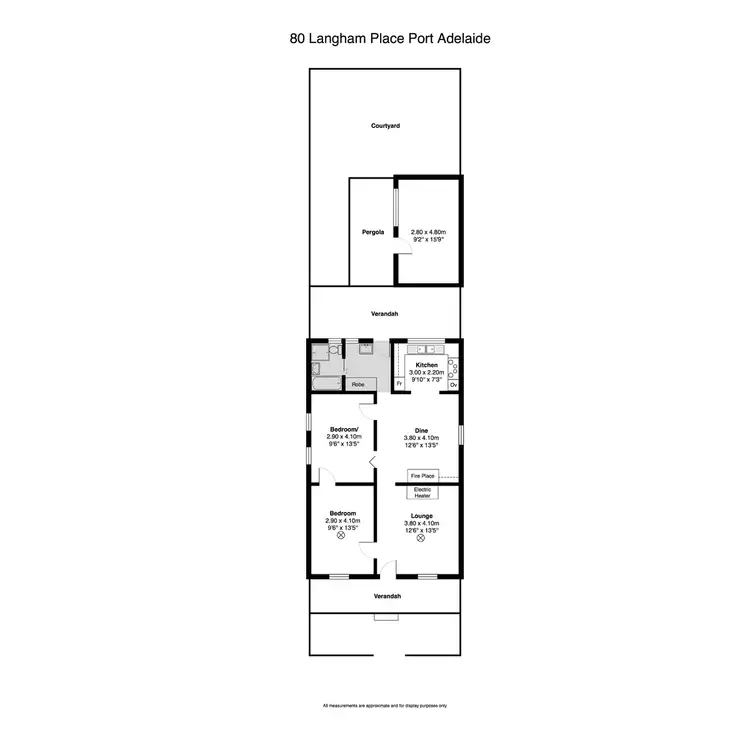 Floorplan of Homely house listing, 80 Langham Place, Port Adelaide SA 5015
