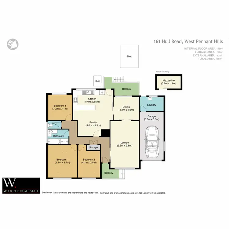 Floorplan of Homely house listing, 161 Hull Road, West Pennant Hills NSW 2125
